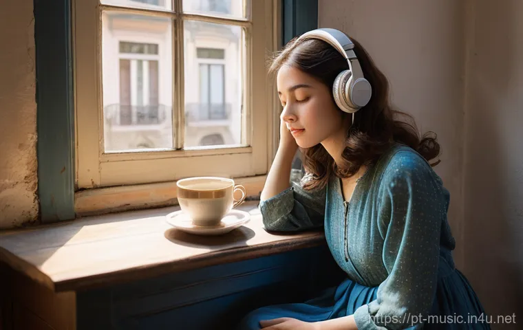 음악과 철학 - Image Prompt 1: The Soul's Melody and Memory's Embrace**