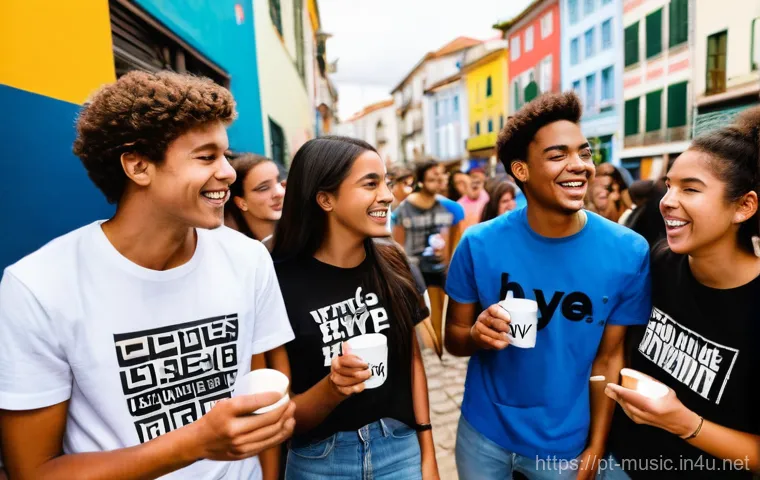 음악 공연 마케팅 - **Prompt for "Building the Hype: Pre-Show Excitement":**
    "A vibrant and diverse group of young a...