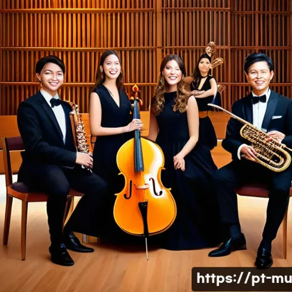 목관 악기 앙상블 - **"Harmonious Woodwind Quintet Performance"**
    A sophisticated woodwind quintet, consisting of a ...