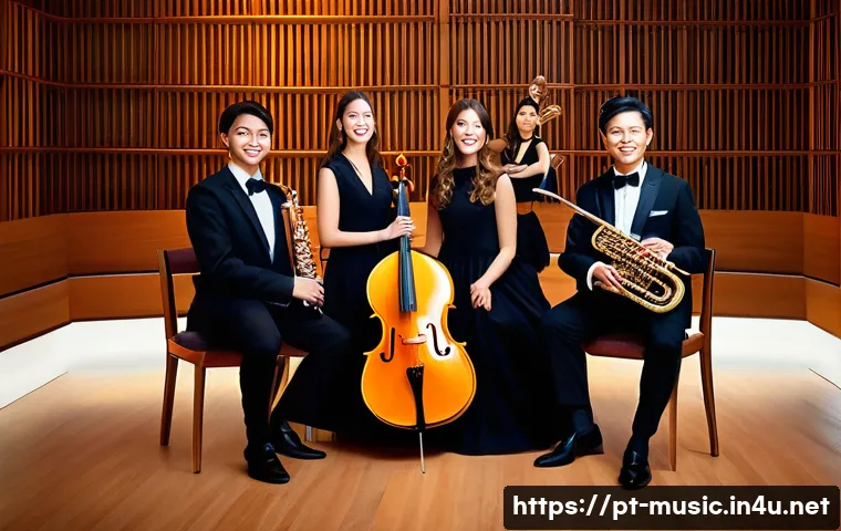 목관 악기 앙상블 - **"Harmonious Woodwind Quintet Performance"**
    A sophisticated woodwind quintet, consisting of a ...